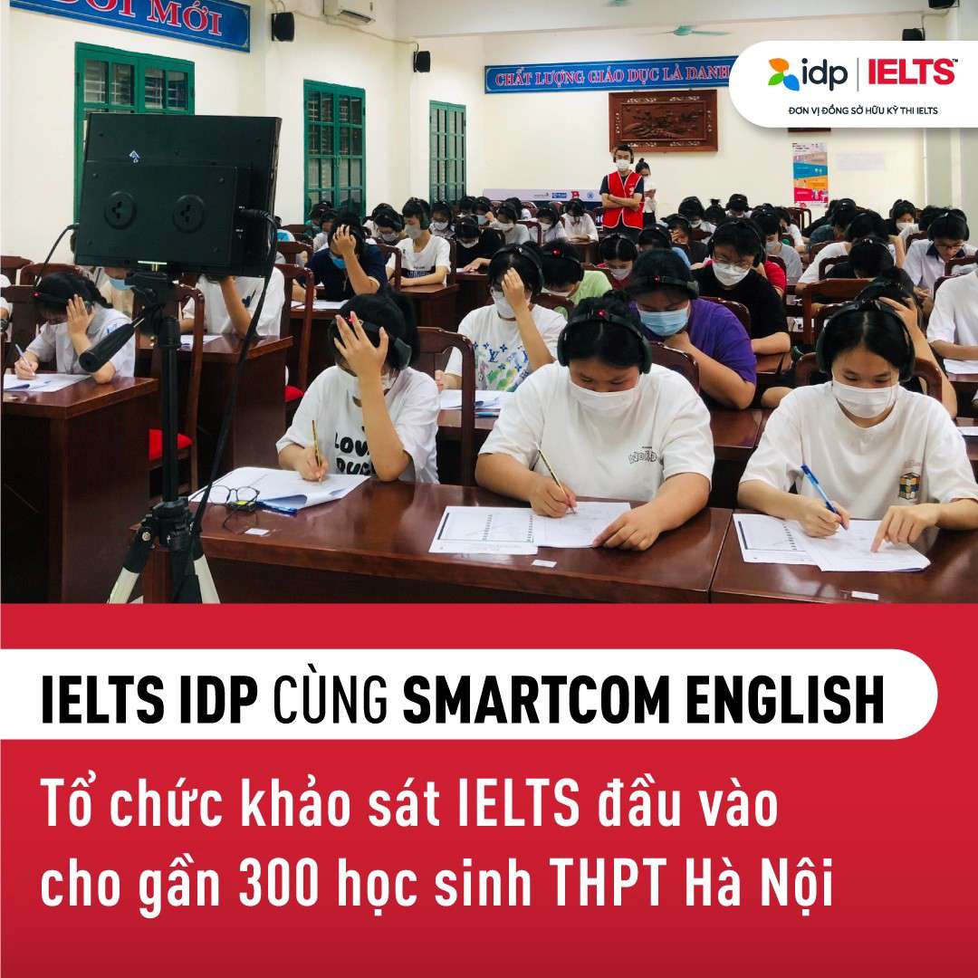 Khảo sát IELTS đầu vào Smartcom English và IDP
