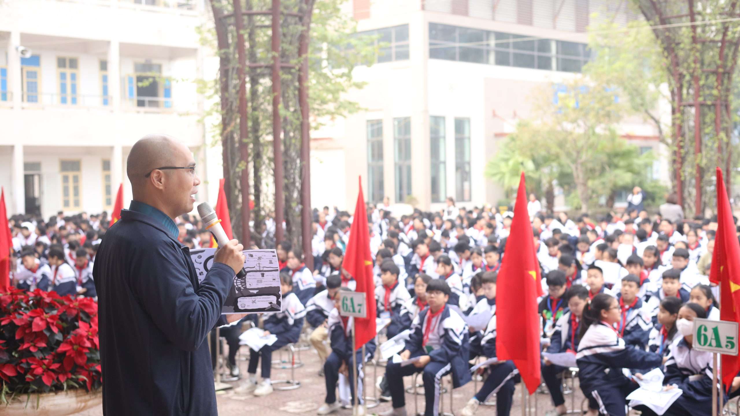 Huấn luyện IELTS GEN 9.0 đầu khóa tại trường THCS Nguyễn Huy Tưởng